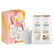 Image of Dove with Love Pampering Bodywash Gift Set & Body Lotion