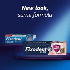 Image of Fixodent Plus (BLUE) Best foodseal. exp 2026/2027 | 3 X 40g