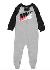 Image of Nike Baby Romper Gray Black Size 0-3 Months 50-60cm New with Tag