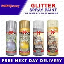 Image of Spray Paint Aerosol Glitter Effect for Plastic Wood Car Metal Van Bike 200ml -G2