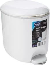 Image of ADDIS MODE BATHROOM PEDAL BIN - WHITE