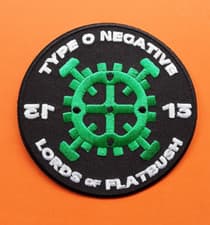 Image of TYPE O NEGATIVE LORDS OF FLATBUSH IRON OR SEW ON EMBROIDERED LARGE PATCH UK