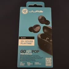 Image of JLAB Go Air Pop True Wireless Earbuds Bluetooth Headphones Black - NEW SEALED 🎁