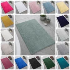 Image of Catherine Lansfield Bobble Textured Bath Mat Absorbent Super Soft 17 Colours