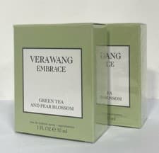 Image of 2x Vera Wang Embrace Green Tea & Pear Blossom Edt 30ml
