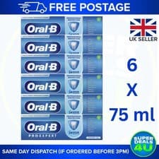 Image of Oral-B Pro-Expert Professional Protection Clear Mint Toothpaste - 6 X 75ml