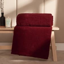 Image of OHS Teddy Fleece Bear Blanket Large Throw Over Bed Plush Soft Bedspread