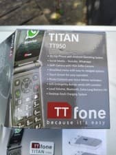 Image of TTfone Titan TT950 Touchscreen Senior Big Button Flip Unlocked Phone + Extras!