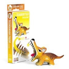 Image of EUGY Tasmanian Tiger Thylacine No.86 3D Model Craft Kit