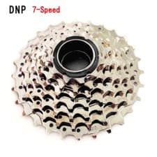 Image of DNP 7-Speed Screw-on MTB Bike Freewheel Nickel Plate 11-28T Mountain Bicycle