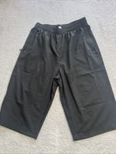 Image of Men’s Shorts Black with Zip Side Pockets S Small Brand New Without Tags