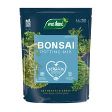 Image of Westland Bonsai Potting Mix Peat Free 4L Enriched Seramis Healthy Growth Plant