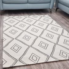 Image of Cream Machine Washable Rug Flat Weave XL Large Small 100% Natural Woven Room Mat