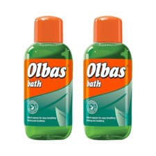 Image of 2x Olbas Bath - Natural Vapours for Easy Breathing, Soothing - 250ml
