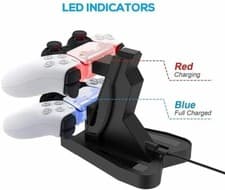 Image of SPGUARD 3in1 Wireless Charging Station/Dock Tower PS5 Dual Controller QI Fast