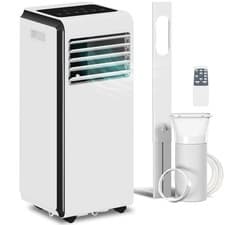 Image of HOMCOM 4-in-1 Portable Air Conditioner 7000 BTU Air Conditioning Unit White