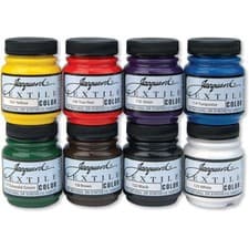 Image of Jacquard Textile Colors 8 Primary colour set (worth £43.92)