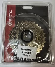Image of ETC 8 Speed Freewheel Nickel Plated 13/28T