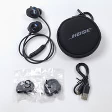 Image of Bose SoundSport Wireless Bluetooth Earbuds In Ear Headphones Black Earphones