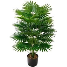 Image of 75cm Large Artificial Palm Tree Fake Tropical Plant in Pot Indoor Outdoor Decor