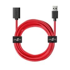 Image of JuicEBitz® Shielded USB 2.0 Extension Cable A Male to A Female Data Charger Lead