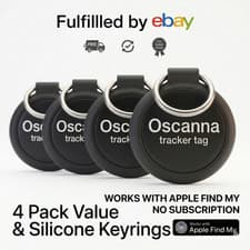 Image of Airtag Alternative Bluetooth Tracker Tag for iPhone Find My App 4 Pack