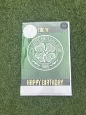 Image of Official Celtic FC Birthday Card With Sticker’s