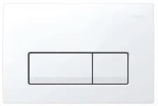 Image of Geberit Concealed Cistern Delta50 Dual Flush Plate White Alpine - 115.105.11.5