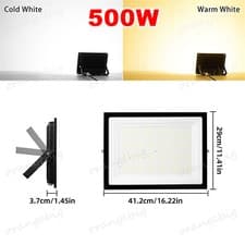 Image of 10W-500W Watt LED Floodlight Security Outdoor Garden Lights With PIR Sensor Lamp
