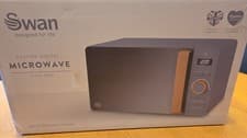 Image of Swan SM22036GRYN 20L Nordic Digital Microwave - Slate Grey New in box