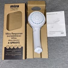 Image of Mira Response Shower Head In White - 4 Spray - BNIB - CHEAPEST 100% - £19.52 ✔️
