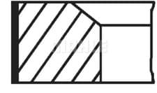 Image of Piston Ring kit 02814N0 by MAHLE ORIGINAL - Single