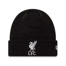 Image of New Era Cap Men's Liverpool FC Team Basic Black Winter Knit Beanie Hat