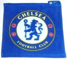 Image of Chelsea FC Official Face Cloth With Tag 30cm x 30cm
