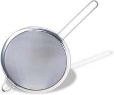 Image of Fackelmann Sieve Stainless Steel, Kitchen Drainer Strainer Large 20cm Diameter