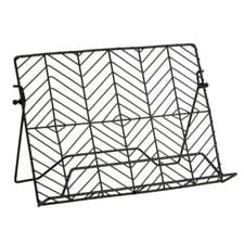 Image of Vertex Black Metal Recipe Cook Book Stand Rest Kitchen Display iPad Tablet Hold