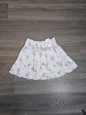Image of And Now This Smocked-Waist Floral-Print Mini Skirt Women's NWT Sz X-Small