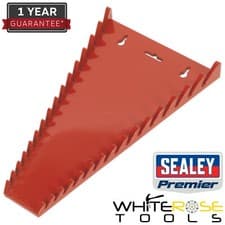 Image of Sealey Wall Rack Spanner Capacity 15 Spanners Organiser Hanger WR05