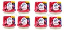 Image of Glade Luscious Cherry & Peony Fragranced Bathroom Gel Air Freshener 180g X 8