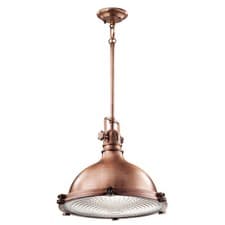 Image of 1 Bulb Ceiling Pendant Light Fitting Antique Copper LED E27 200W Bulb