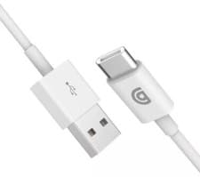 Image of Griffin USB Type-C Male to USB A Male Sync Charger Cable - 1m White