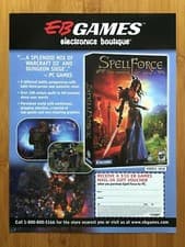 Image of Spellforce the Order of Dawn PC 2004 Print Ad/Poster Official EB GAMES Promo Art