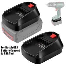Image of Battery Adapter Converter For Bosch 18V GBA to Bosch PBA 18V Li-ion Battery Tool