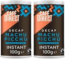 Image of Cafédirect Decaf Machu Picchu Instant Coffee 100g (Pack of 2) – Organic