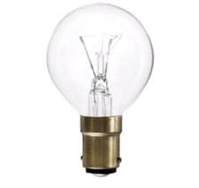 Image of Crompton 60 Watt Clear Golf Bulb B15 SBC 240v Pack Of 5