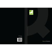 Image of Q-Connect Hardback Casebound Notebook A5 Black (Pack of 3) KF03726