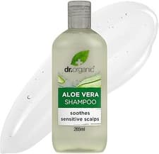 Image of Dr Organic Aloe Vera Shampoo, Soothing, All Hair Types, Natural, Vegan, Cruelty-