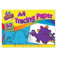 Image of Art Box Tracing Paper Pad A4 60 Sheets (Pack of 12) TAL05069