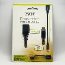 Image of Port Connect Converter Type C To USB 3.0 Adapter For Windows & Mac Brand New