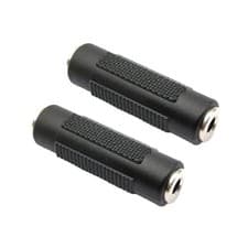 Image of GOLD Audio Stereo 3.5mm Jack Female to Female Coupler Socket Adapter UK